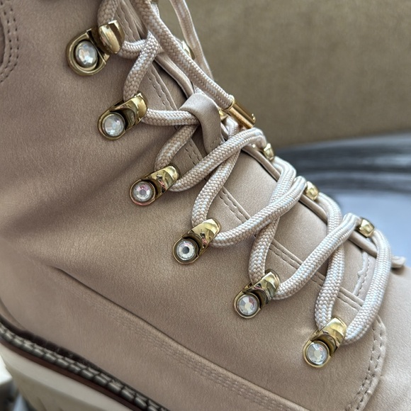 EUC Jennifer Lopez Women's Beige Ankle Boots, Aceser, Tapioca, 10M - Picture 12 of 12